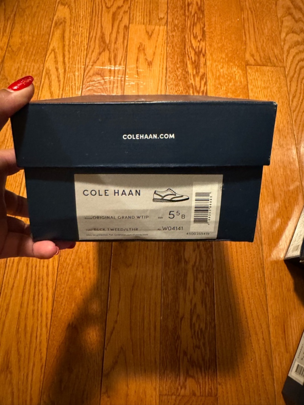 Cole Haan Black Tweed:Leather